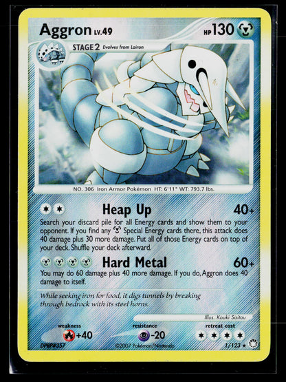 Mysterious Treasures #1/123 Aggron