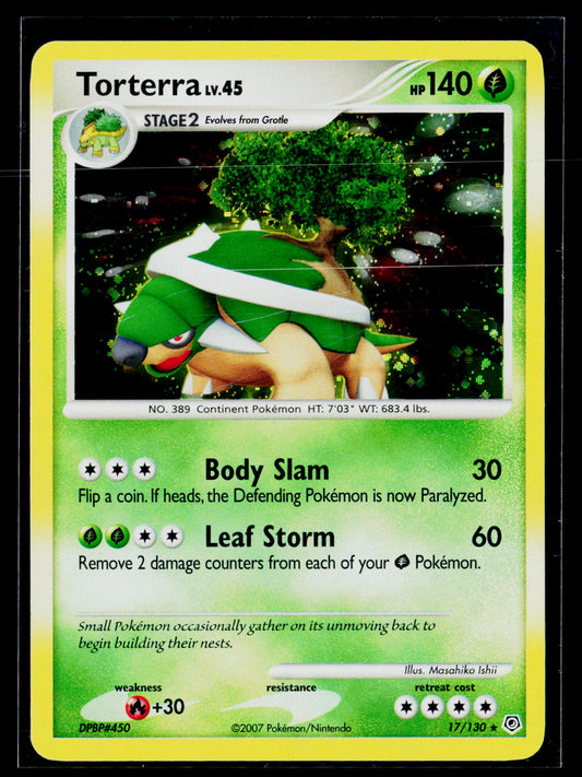 Diamond and Pearl #17/130 Torterra