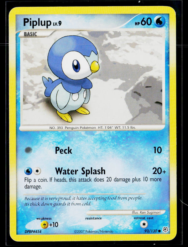 Diamond and Pearl #93/130 Piplup