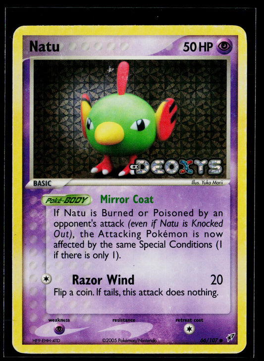 Deoxys #66/107 Natu Stamped