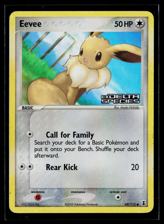 Delta Species #69/113 Eevee Stamped