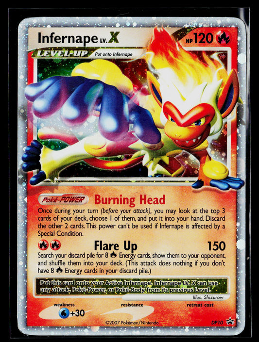 Diamond and Pearl Promos #DP10 Infernape LV.X