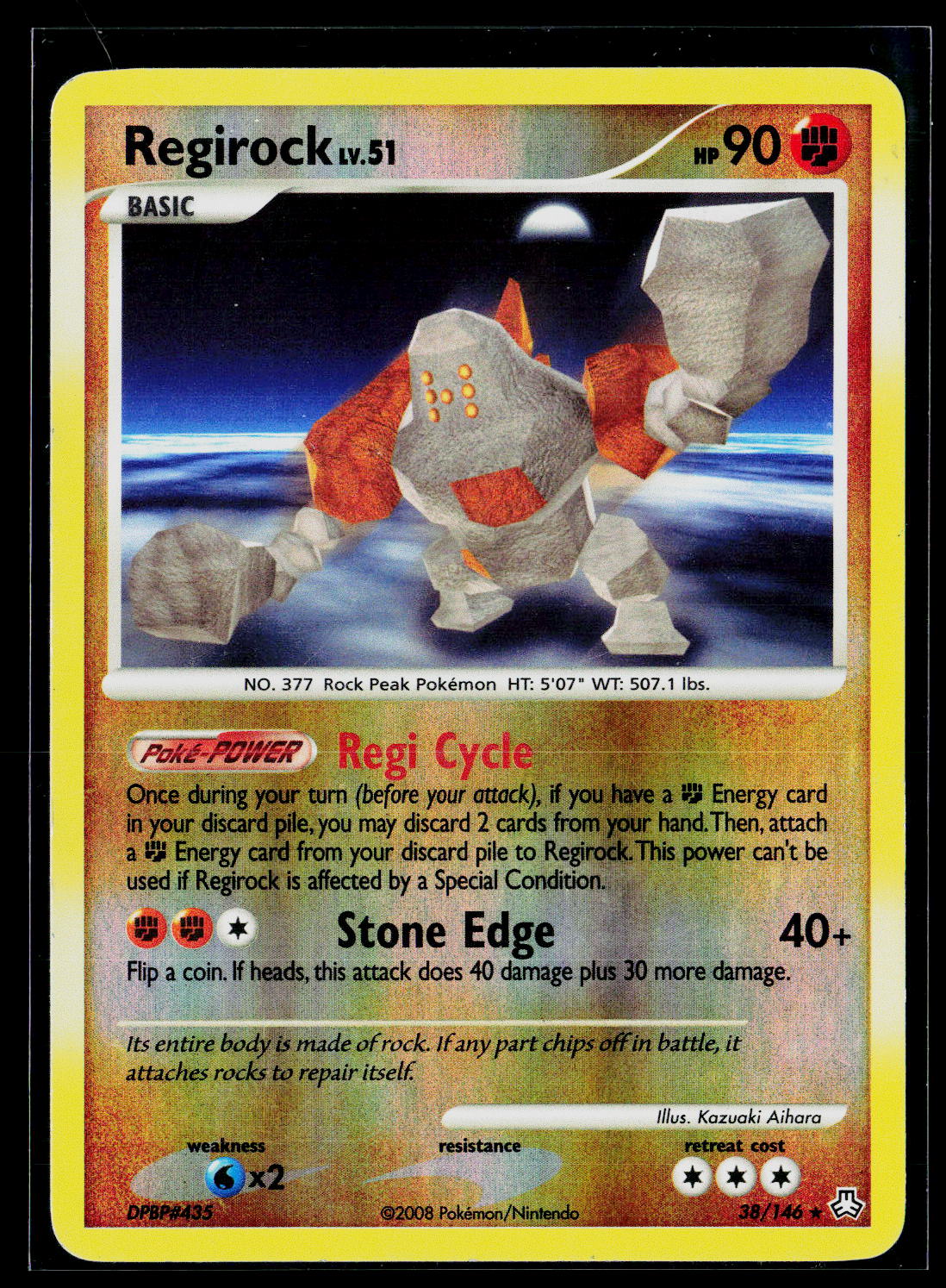 Legends Awakened #38/146 Regirock reverse holo