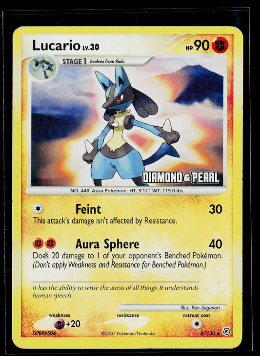 Burger King Promos #006/130 Lucario