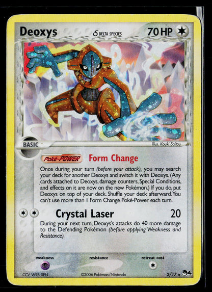 Pop Series 4 #2/17 Deoxys Holo