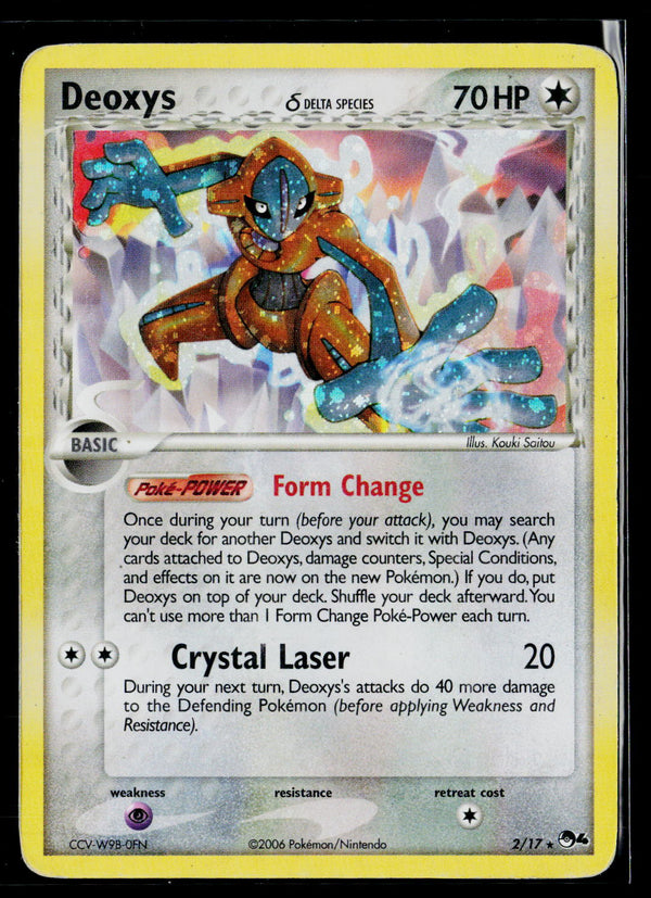 Pop Series 4 #2/17 Deoxys Holo