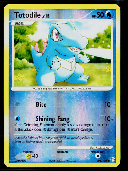 Mysterious Treasures #106/123 Totodile