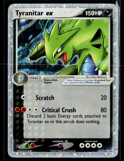 POP Series 1 #017/017 Tyranitar ex (Holo)