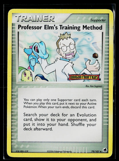 Unseen Forces #89/115 Professor Elm's Training Method stamped