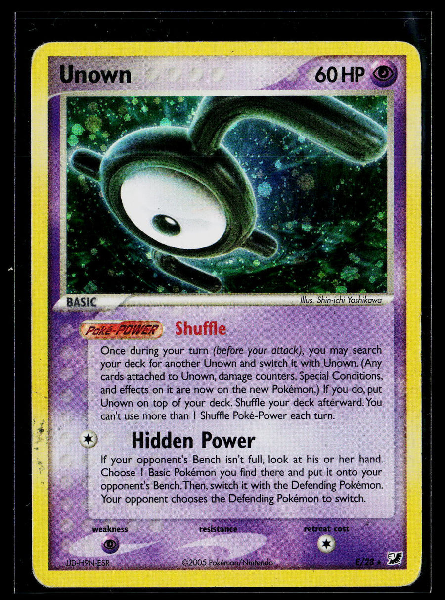 Unseen Forces #E/28 Unown (E)