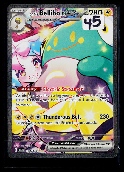 SV09: Journey Together #183/159 Iono's Bellibolt ex