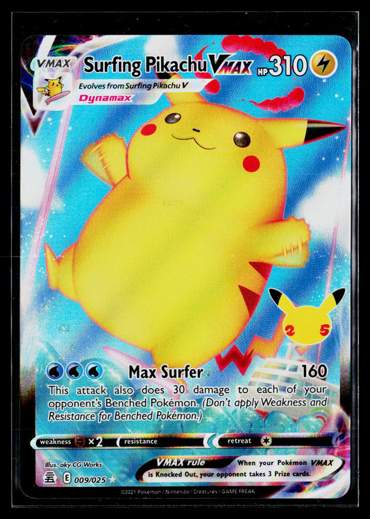 Celebrations #009/025 Surfing Pikachu VMAX