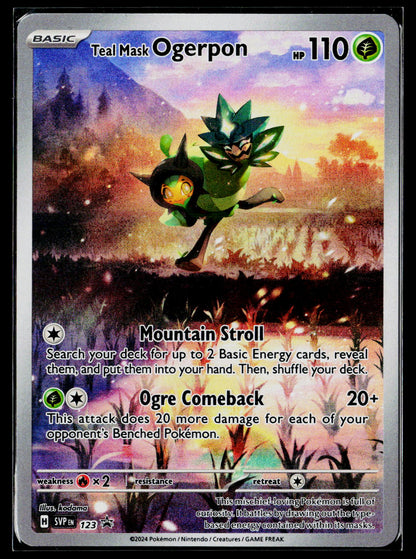 SV: Scarlet & Violet Promo Cards #123 Teal Mask Ogerpon