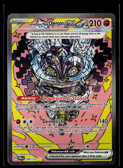 SV: Prismatic Evolutions #160/131 Cornerstone Mask Ogerpon ex