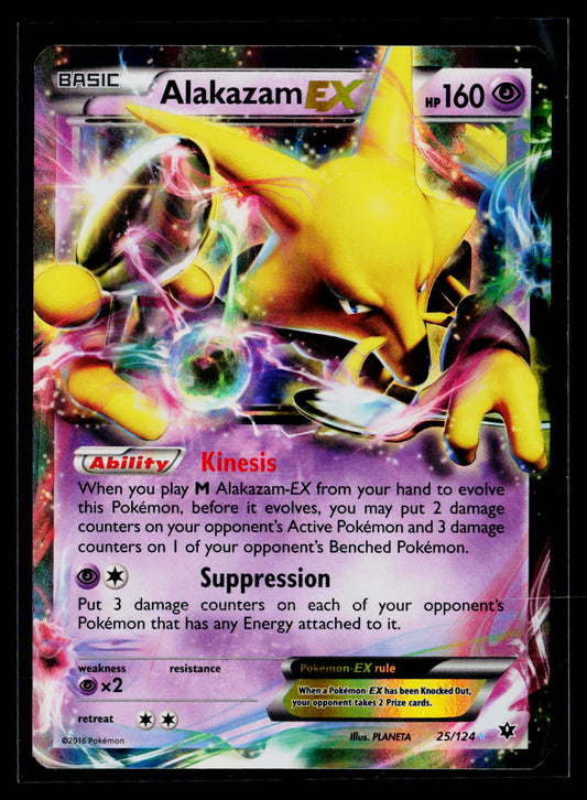 XY - Fates Collide #25/124 Alakazam EX