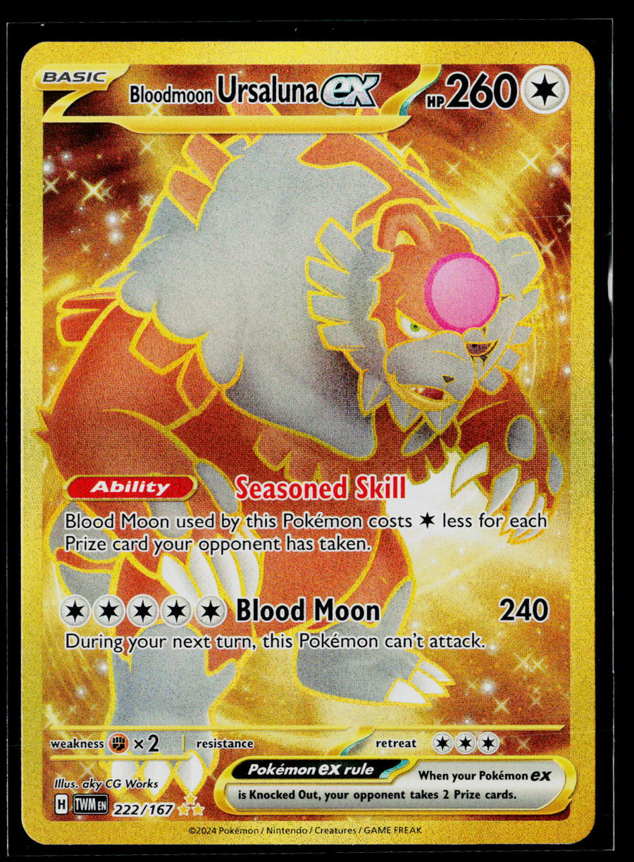 SV06: Twilight Masquerade #222/167 Bloodmoon Ursaluna ex