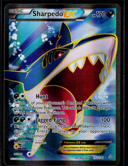 XY - Primal Clash #152/160 Sharpedo EX (152 Full Art)