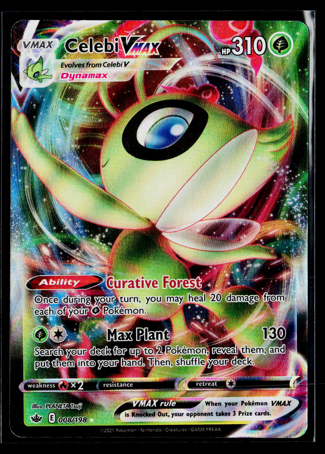 SWSH06: Chilling Reign #008/198 Celebi VMAX
