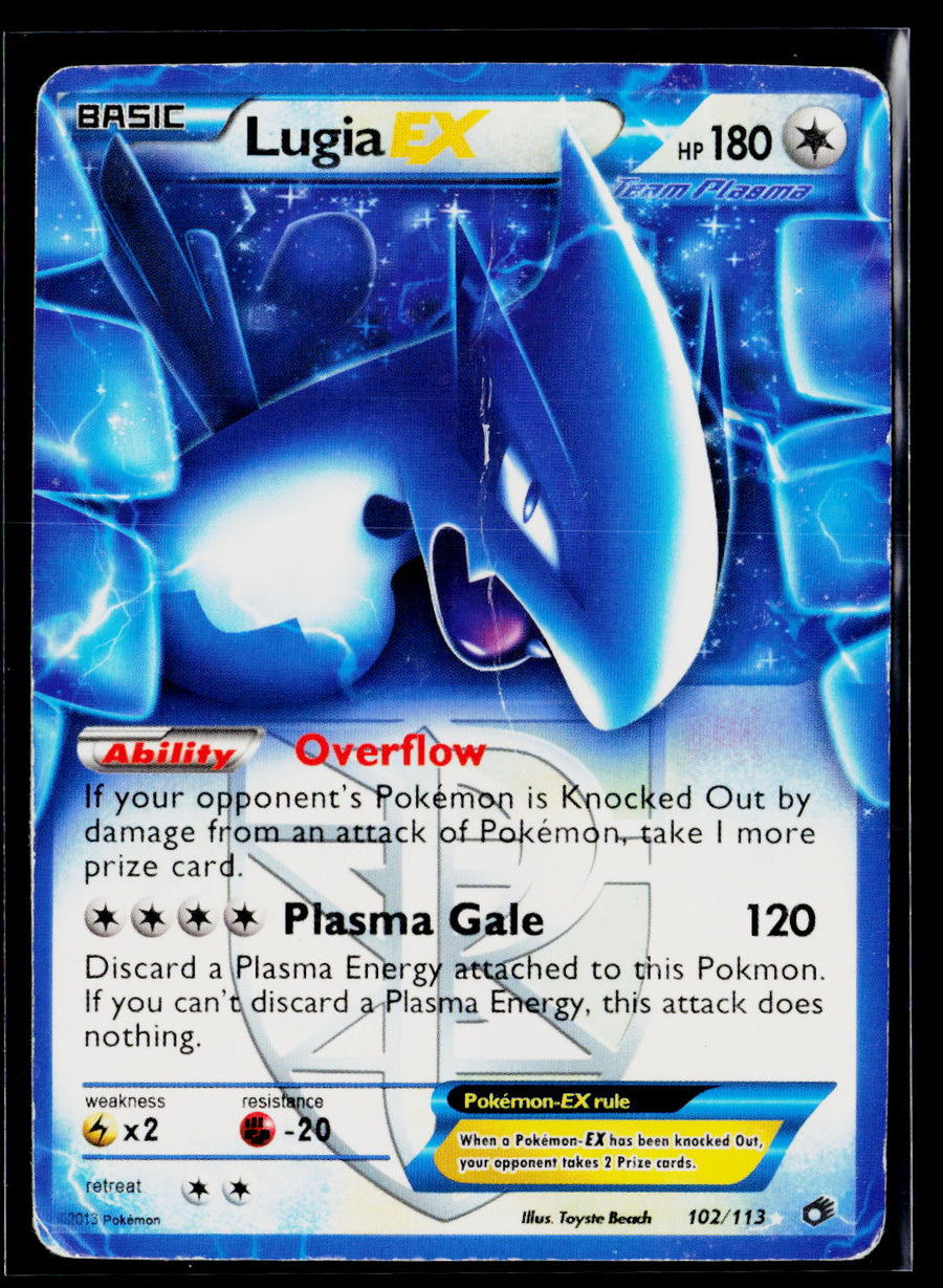 Legendary Treasures #102/113 Lugia EX (Team Plasma)
