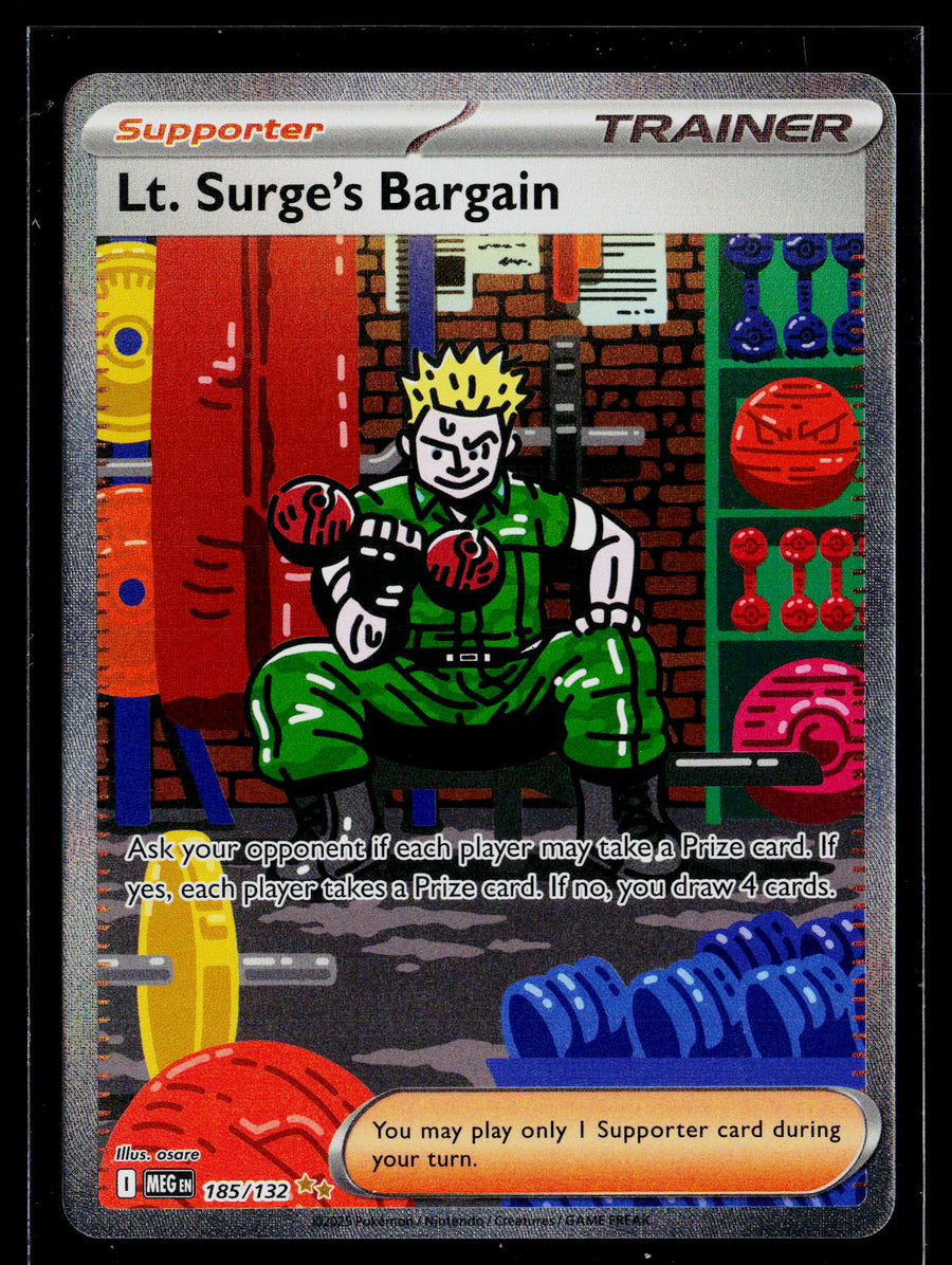 ME01: Mega Evolution #185/132 Lt. Surge's Bargain