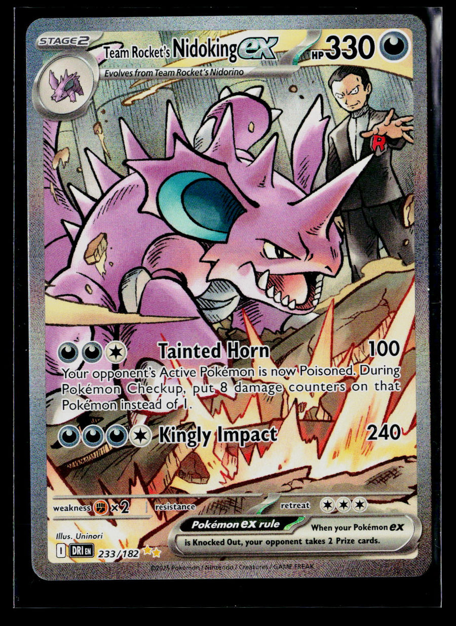 SV10: Destined Rivals #233/182 Team Rocket's Nidoking ex