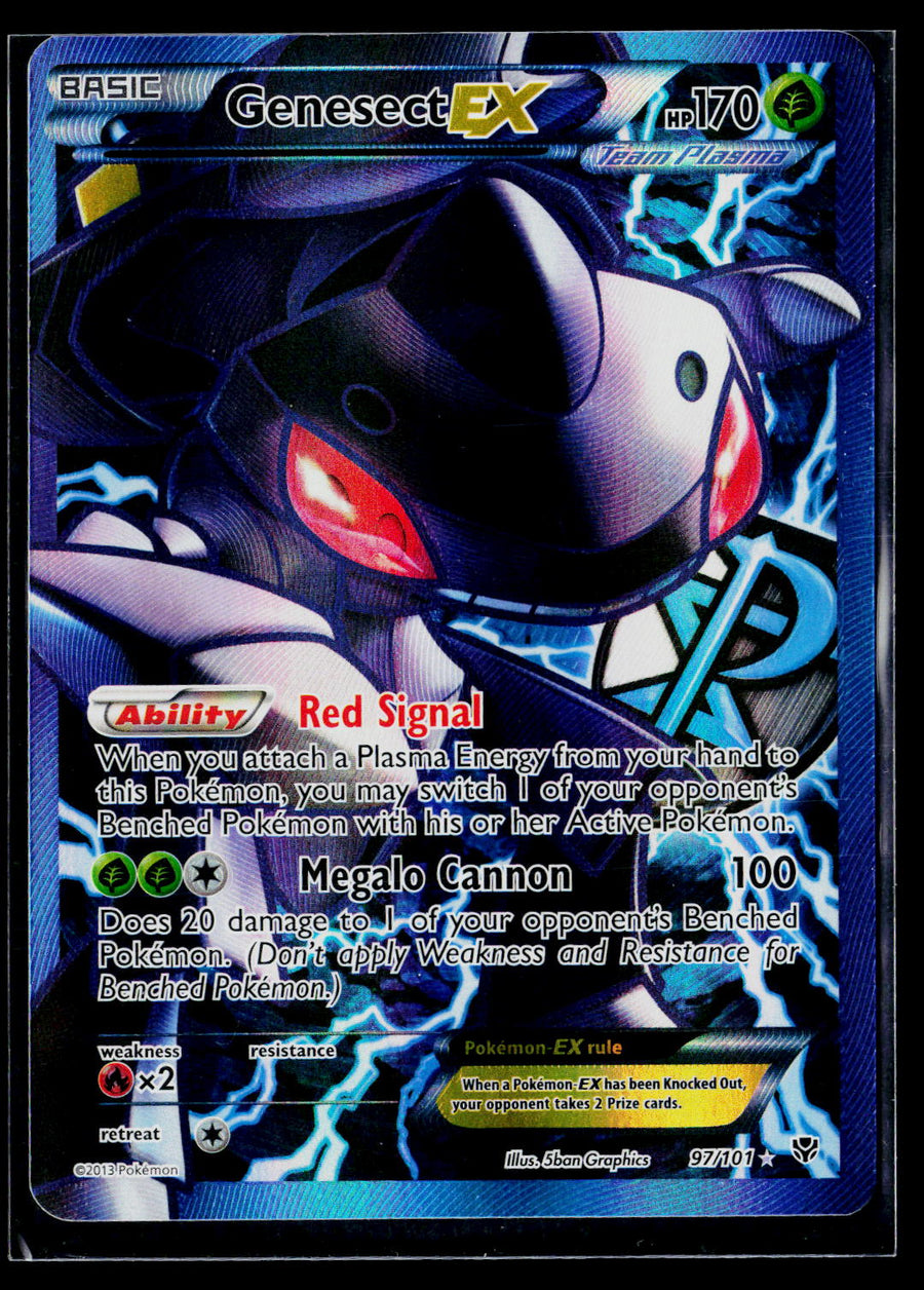 Plasma Blast #97/101 Genesect EX (Team Plasma) (97 Full Art)