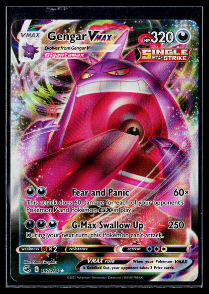 SWSH08: Fusion Strike #157/264 Gengar VMAX