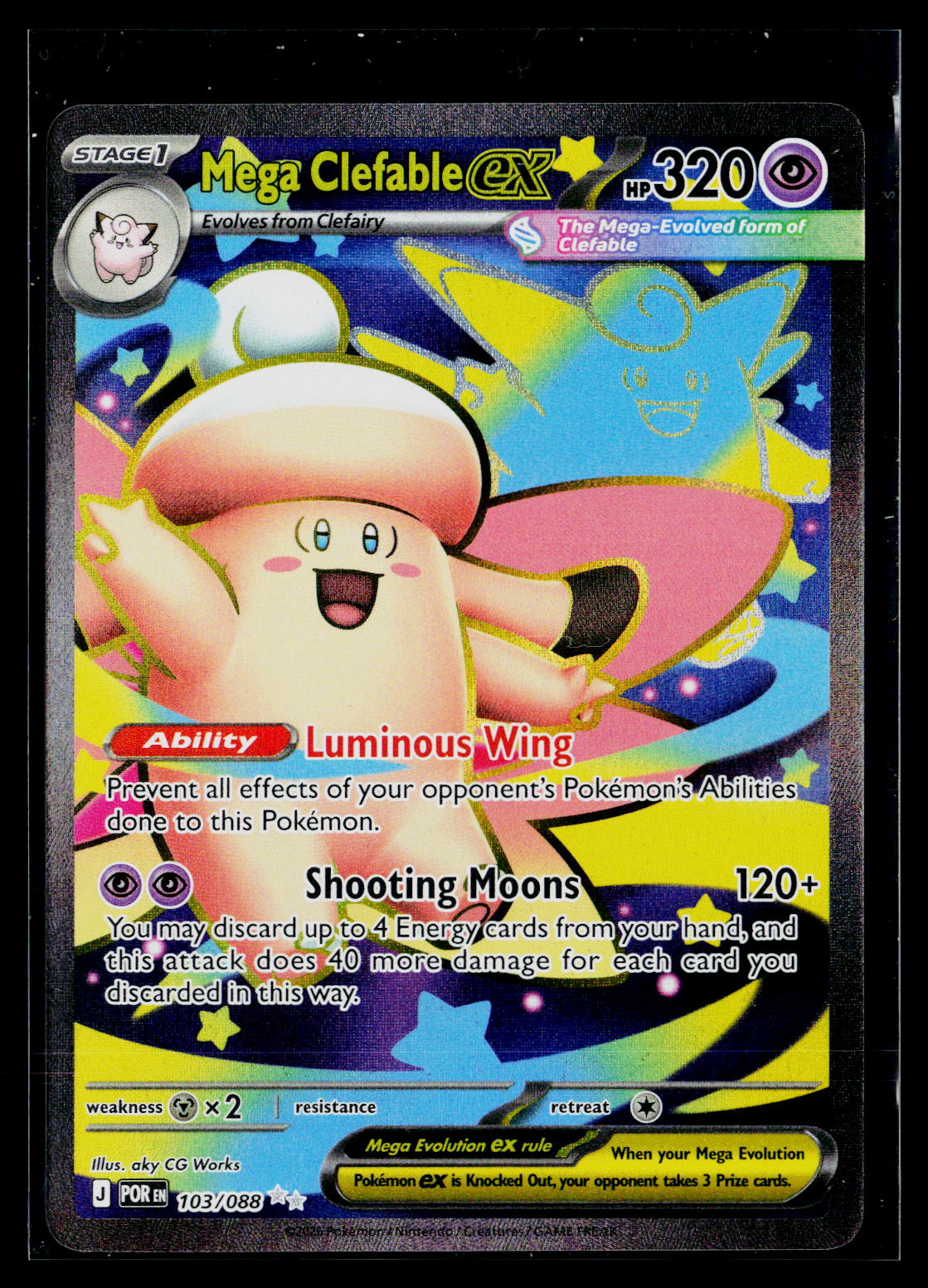 ME03: Perfect Order #103/088 Mega Clefable ex