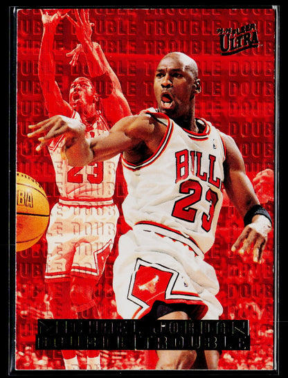 1995-96 Ultra #3 Michael Jordan Double Trouble