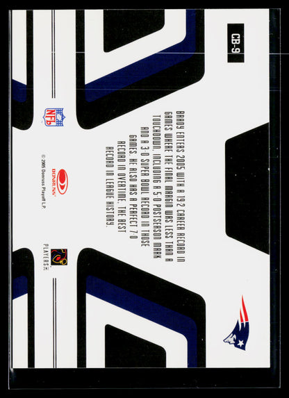 2005 Donruss Zenith #CB-9 Tom Brady Canton Bound Silver
