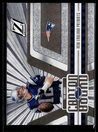 2005 Donruss Zenith #CB-9 Tom Brady Canton Bound Silver
