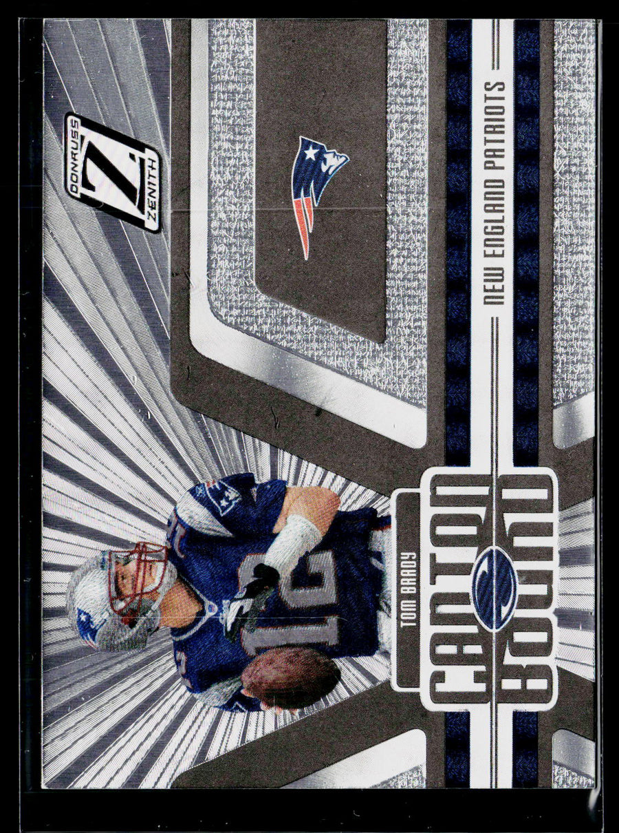 2005 Donruss Zenith #CB-9 Tom Brady Canton Bound Silver
