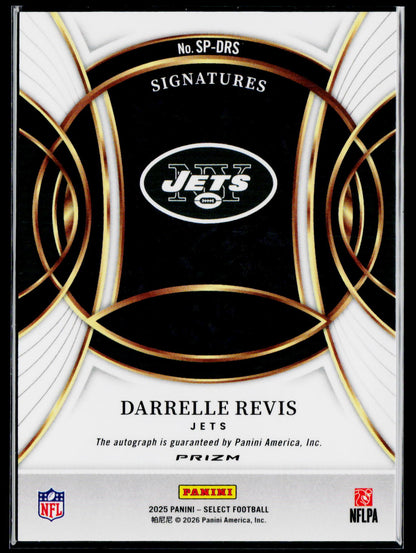 2025 Panini Select #SP-DRS Darrelle Revis Signatures