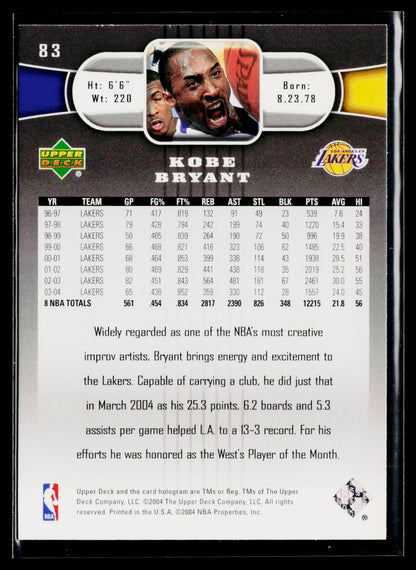 2003-04 Upper Deck Legends #35 Kobe Bryant