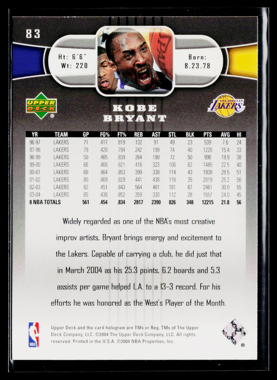 2003-04 Upper Deck Legends #35 Kobe Bryant