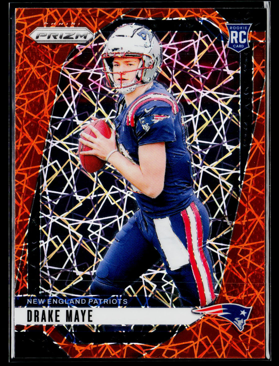 2024 Panini Prizm #329 Drake Maye Lazer