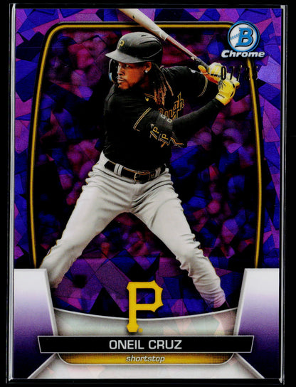 2023 Bowman Chrome Sapphire Edition #78 Oneil Cruz Purple #/25