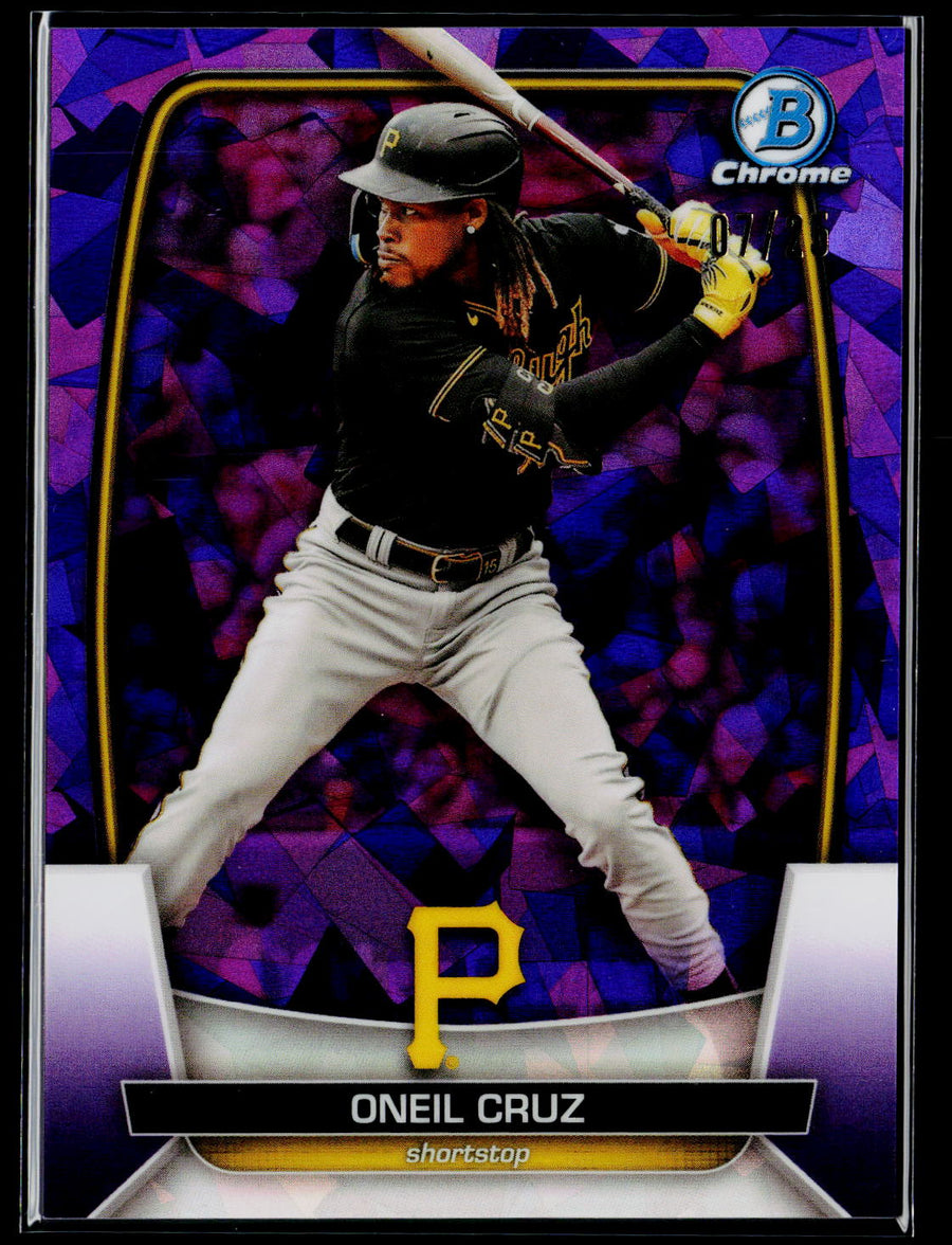 2023 Bowman Chrome Sapphire Edition #78 Oneil Cruz Purple #/25