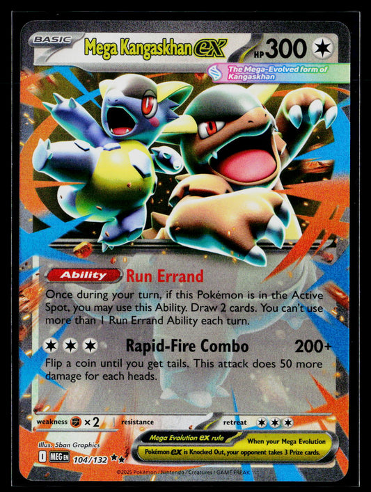 ME01: Mega Evolution #104/132 Mega Kangaskhan ex
