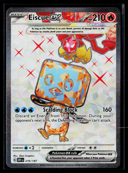 SV03: Obsidian Flames #210/197 Eiscue ex