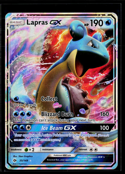 SM Base Set #35/149 Lapras GX