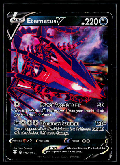 SWSH03: Darkness Ablaze #116/189 Eternatus V