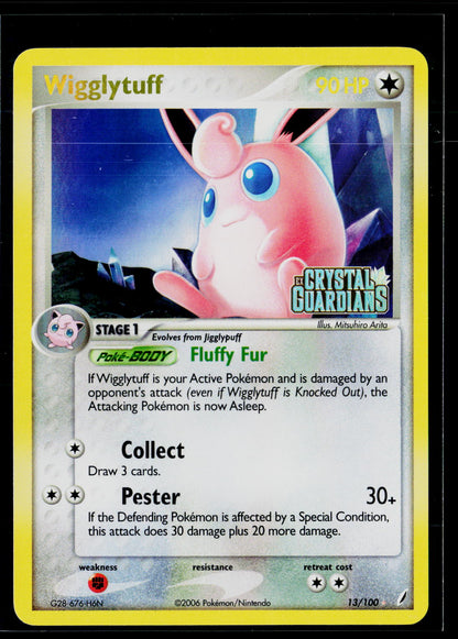 Crystal Guardians #13/100 Wigglytuff Stamped