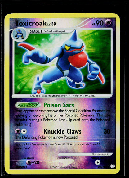 Mysterious Treasures #36/123 Toxicroak