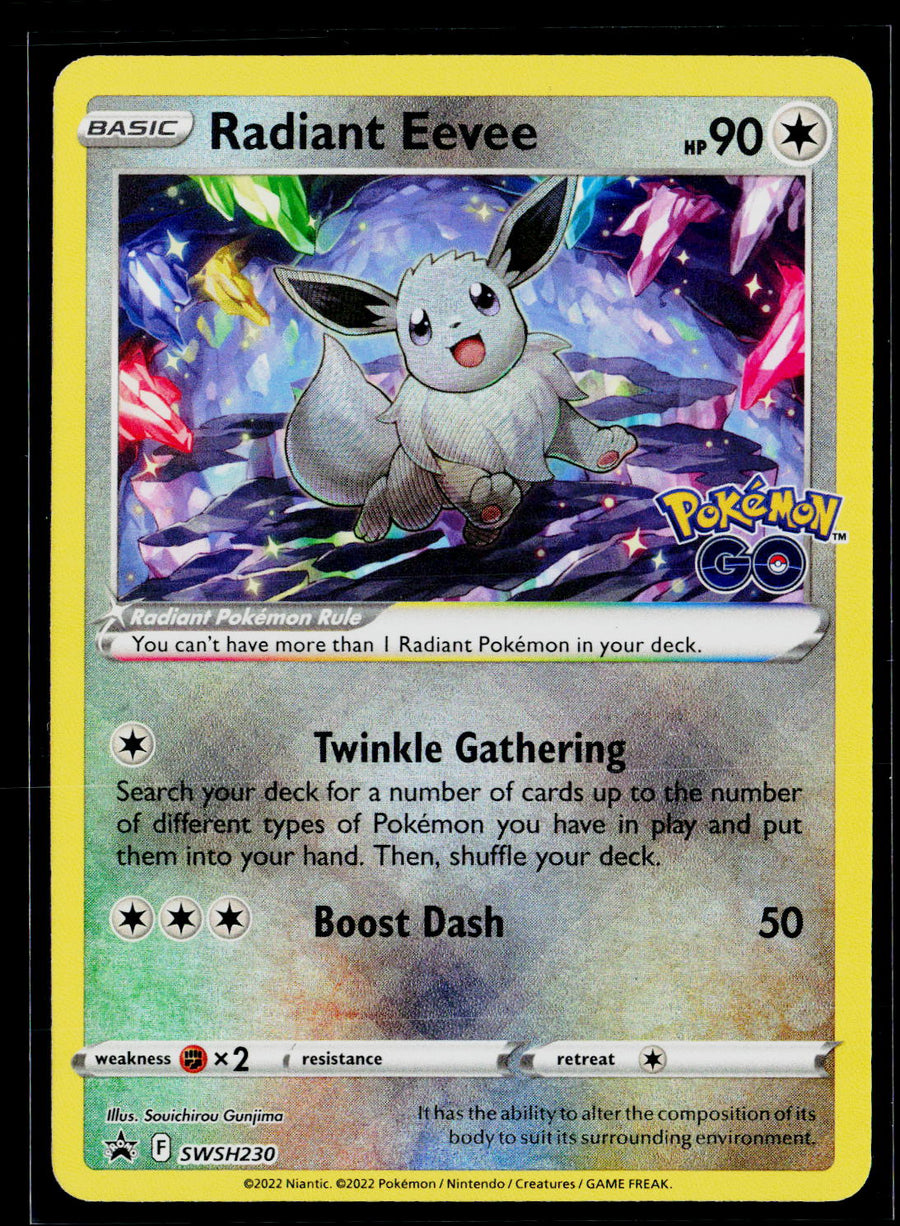 SWSH: Sword & Shield Promo Cards #SWSH230 Radiant Eevee