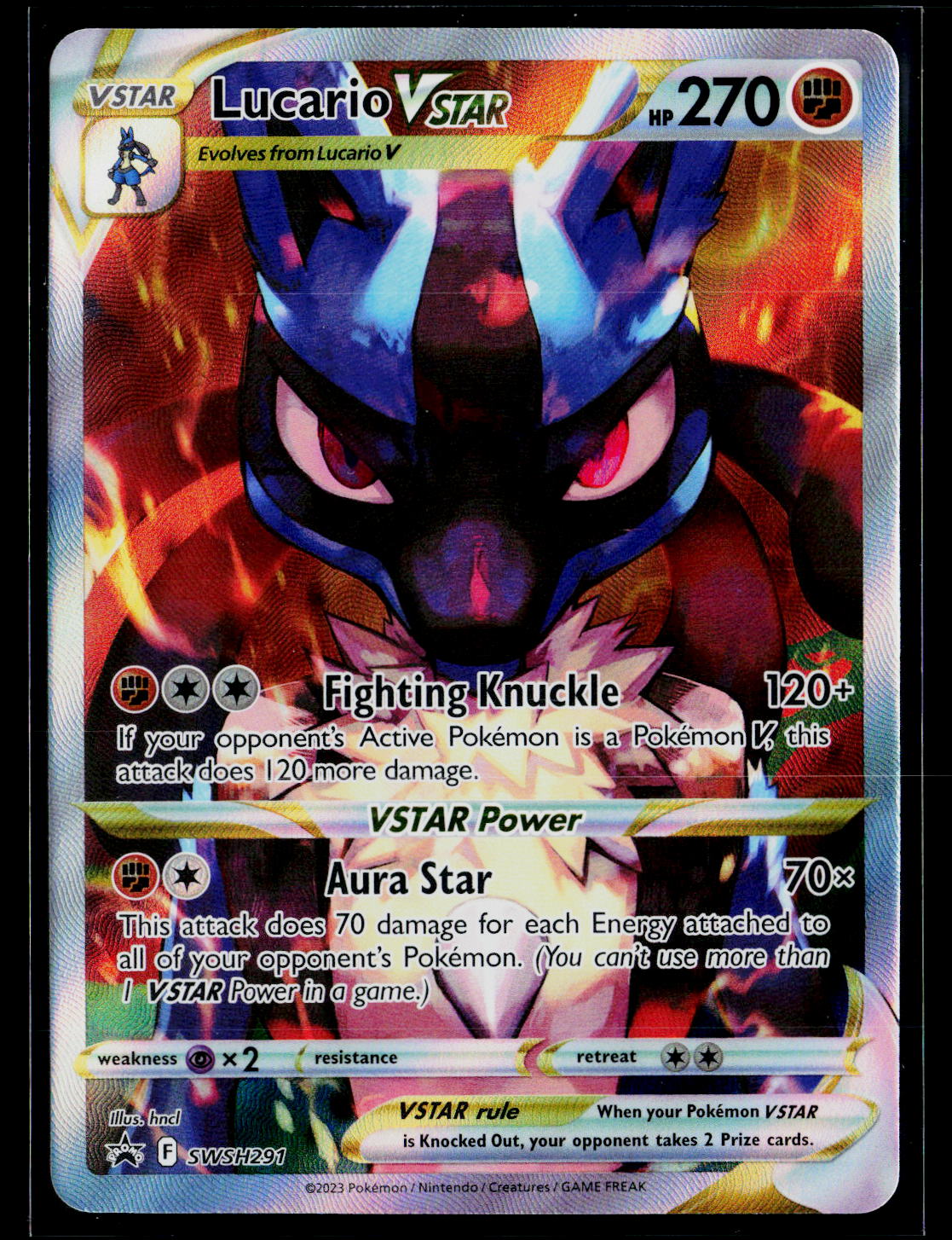 SWSH: Sword & Shield Promo Cards #SWSH291 Lucario VSTAR