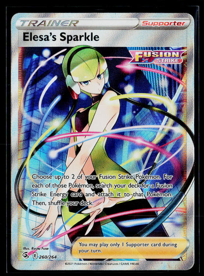 SWSH08: Fusion Strike #260/264 Elesa's Sparkle (Full Art)