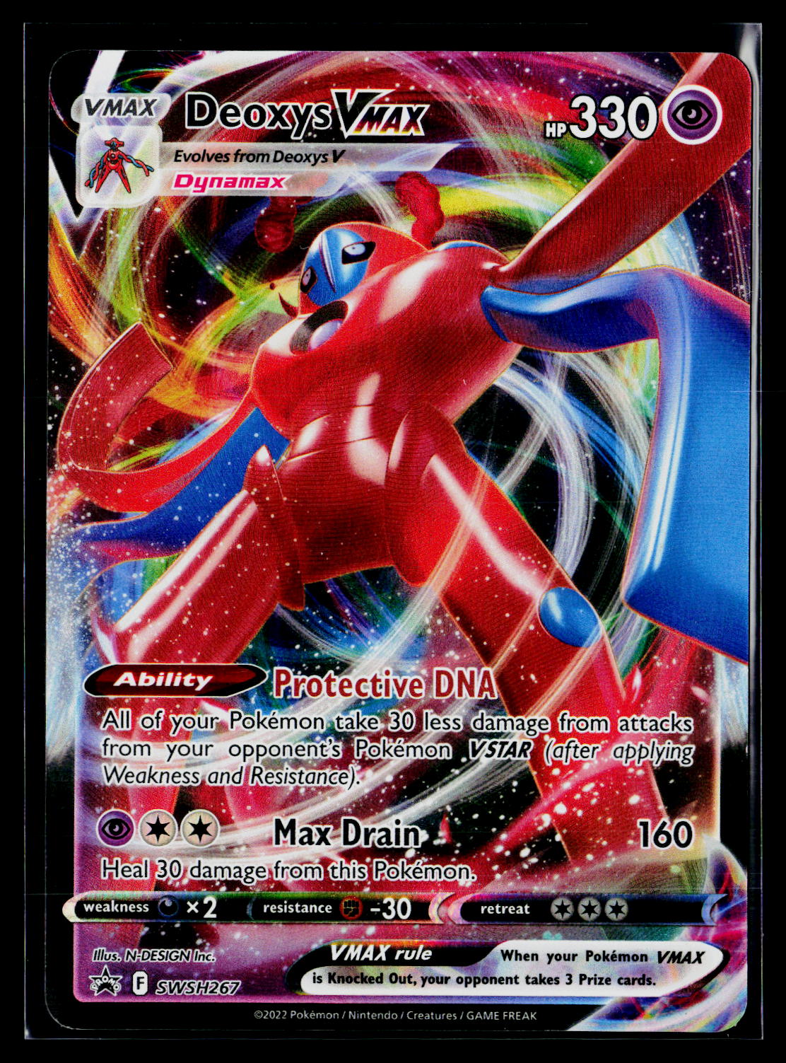 SWSH: Sword & Shield Promo Cards #SWSH267 Deoxys VMAX