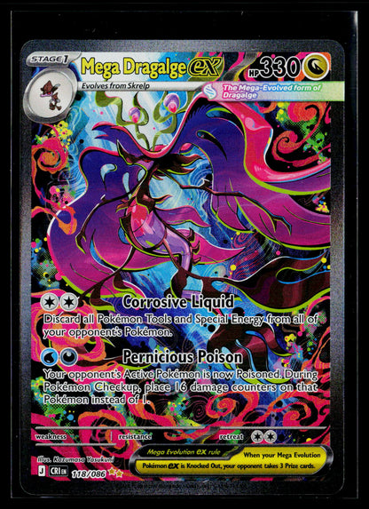 ME04: Chaos Rising #118/086 Mega Dragalge ex