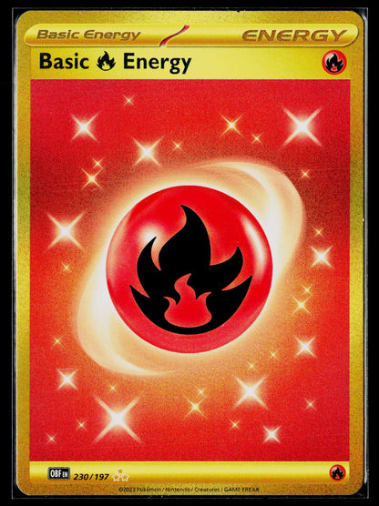 SV03: Obsidian Flames #230/197 Basic Fire Energy